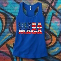 Ultra Maga USA American Flag Women's Tank Top thumb 3