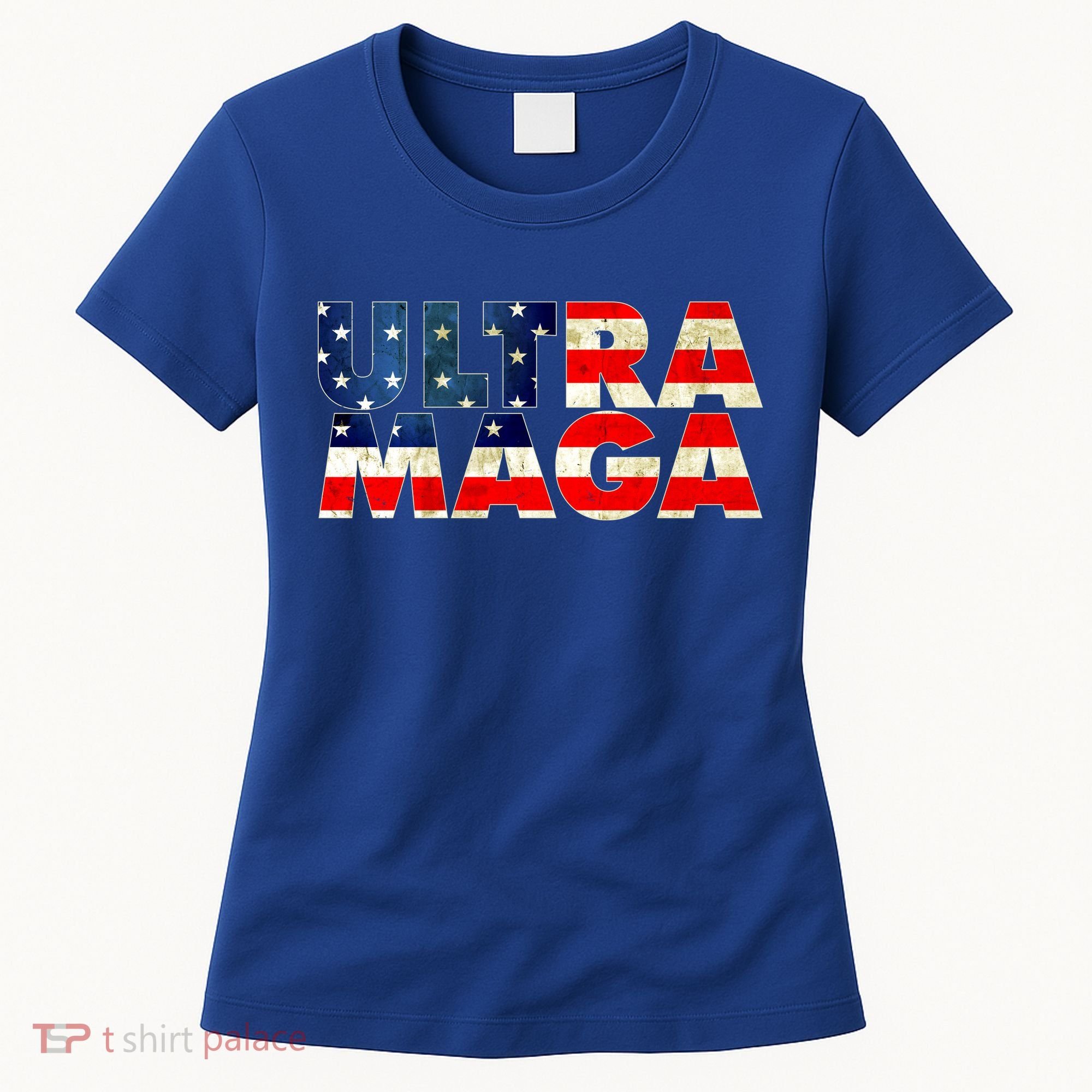 Ultra Maga USA American Flag Women's T-Shirt
