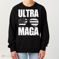 Ultra Maga USA Flag Sunglasses Women's Sweatshirt thumb 0