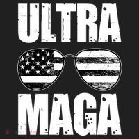Ultra Maga USA Flag Sunglasses Women's Sweatshirt thumb 2