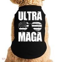 Ultra Maga USA Flag Sunglasses Doggie Tank thumb 0