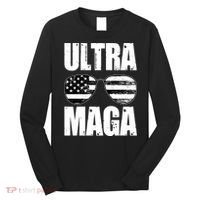 Ultra Maga USA Flag Sunglasses Long Sleeve Shirt thumb 0