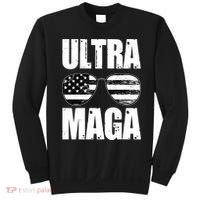 Ultra Maga USA Flag Sunglasses Sweatshirt thumb 0