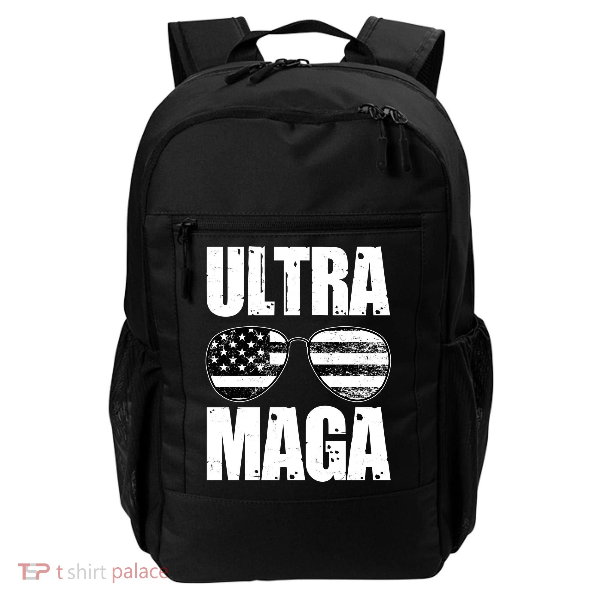 Ultra Maga USA Flag Sunglasses Backpack