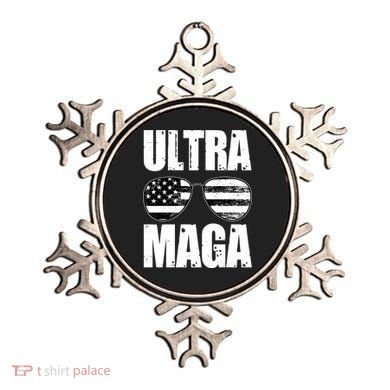 Ultra Maga USA Flag Sunglasses Ornament
