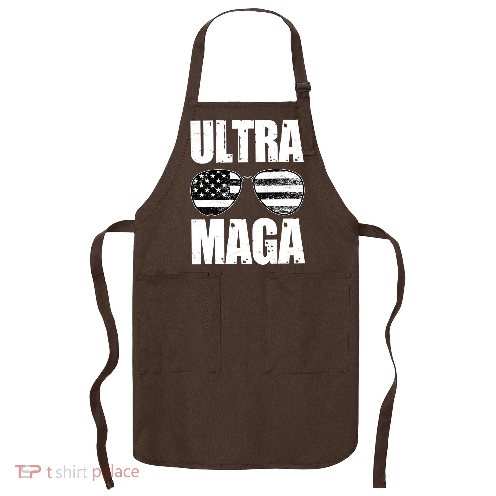 Ultra Maga USA Flag Sunglasses Apron