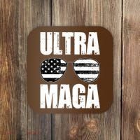 Ultra Maga USA Flag Sunglasses Coaster thumb 0