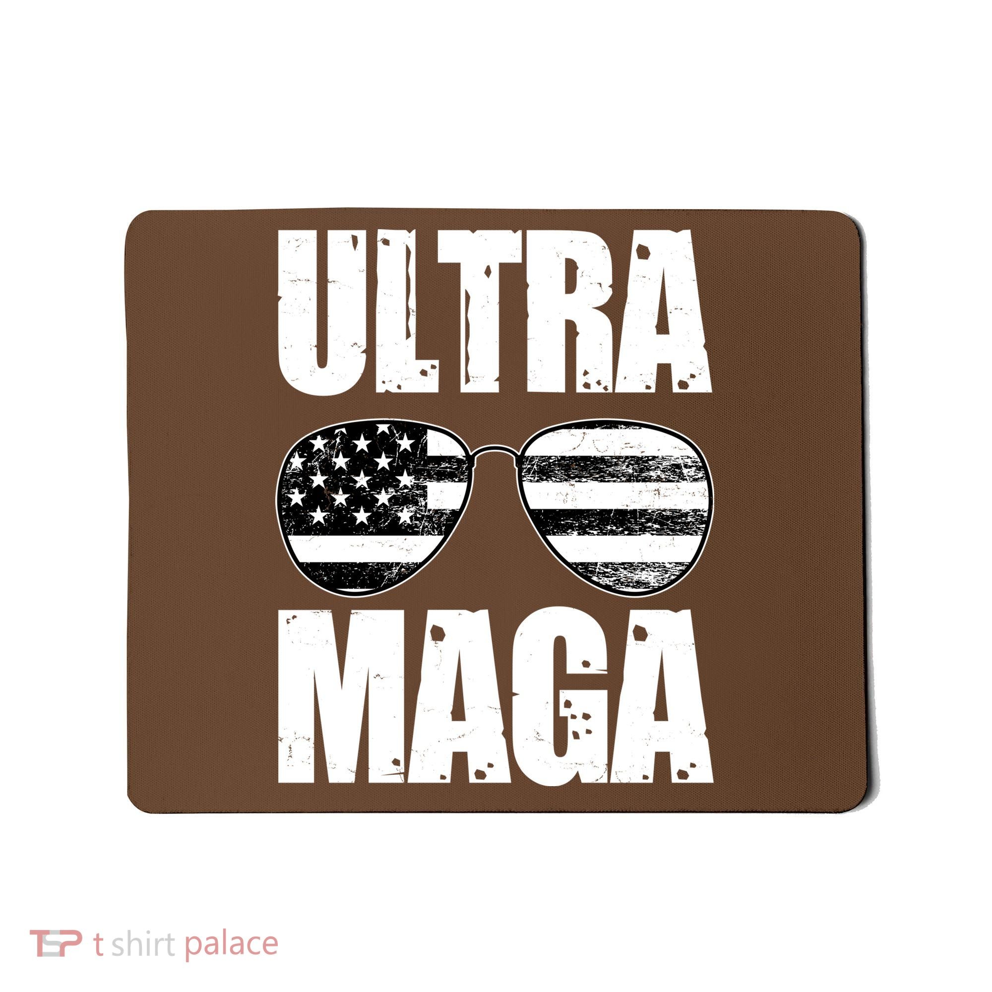 Ultra Maga USA Flag Sunglasses Mousepad