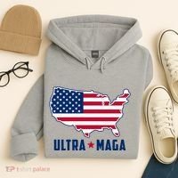 Ultra Maga United States Map Hoodie thumb 4