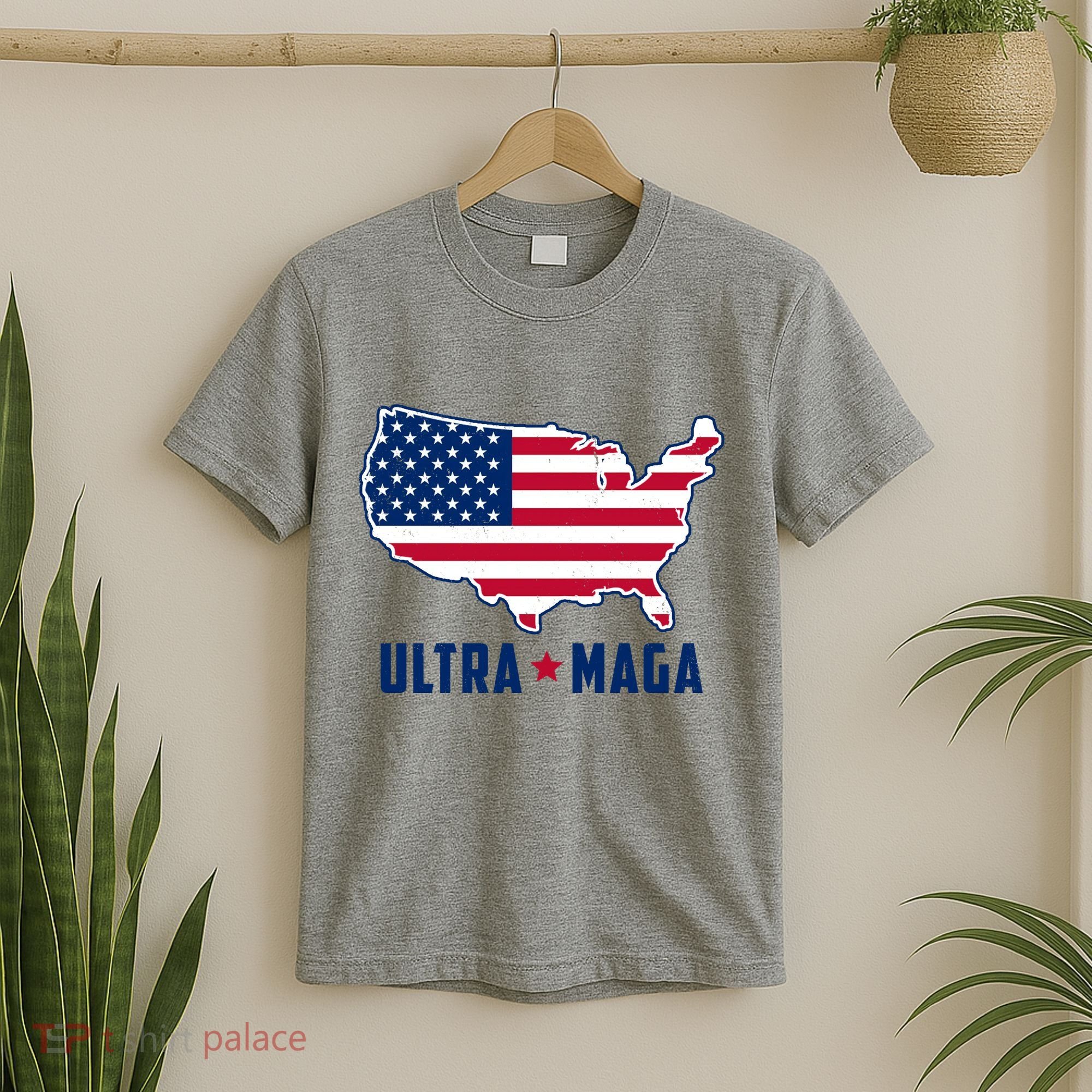 Ultra Maga United States Map T-Shirt