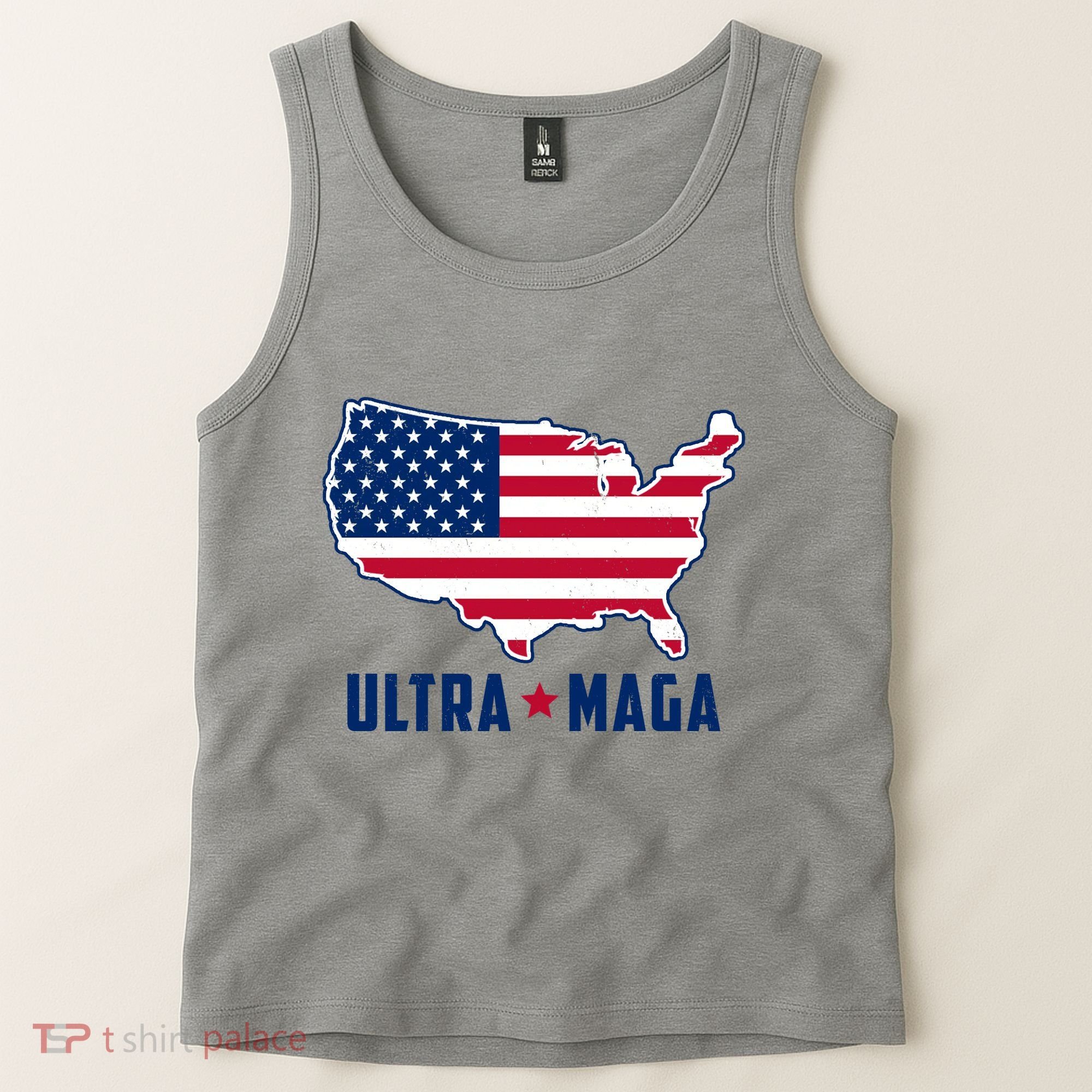 Ultra Maga United States Map Tank Top