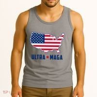 Ultra Maga United States Map Tank Top thumb 3