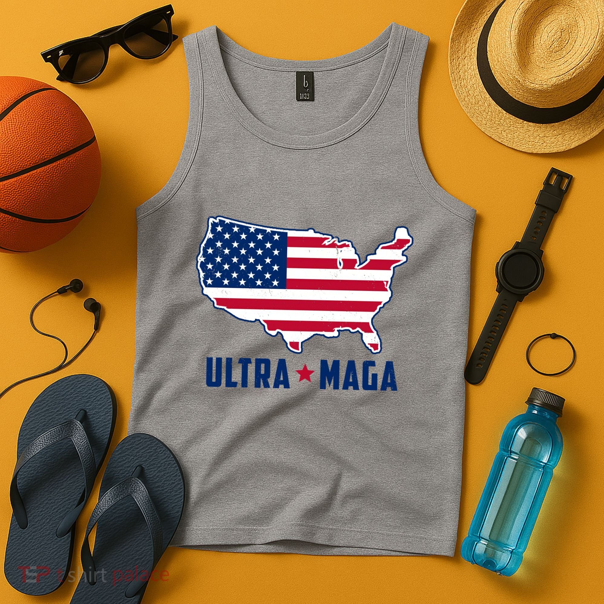 Ultra Maga United States Map Tank Top