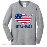 Ultra Maga United States Map Kids Long Sleeve Shirt thumb 0