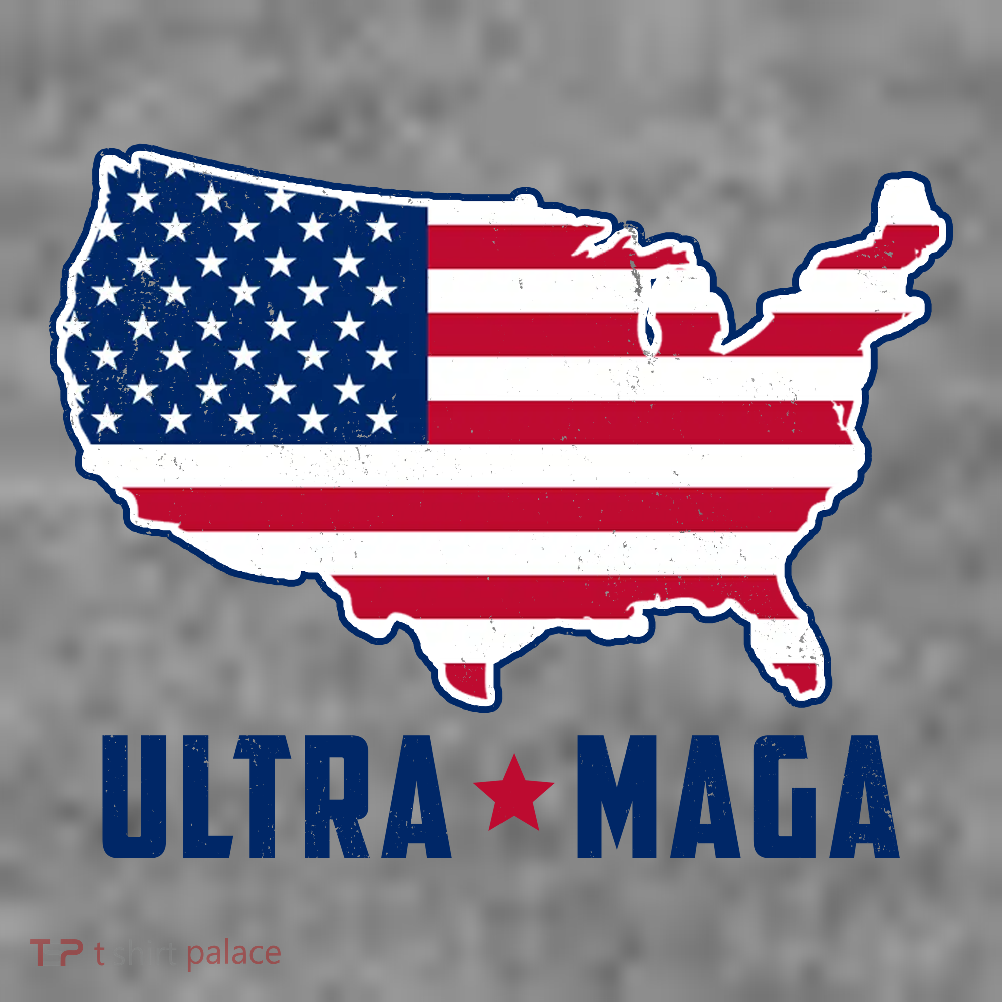 Ultra Maga United States Map Kids T-Shirt
