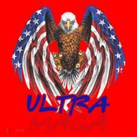 Ultra Maga USA Eagle Santa Hat thumb 1