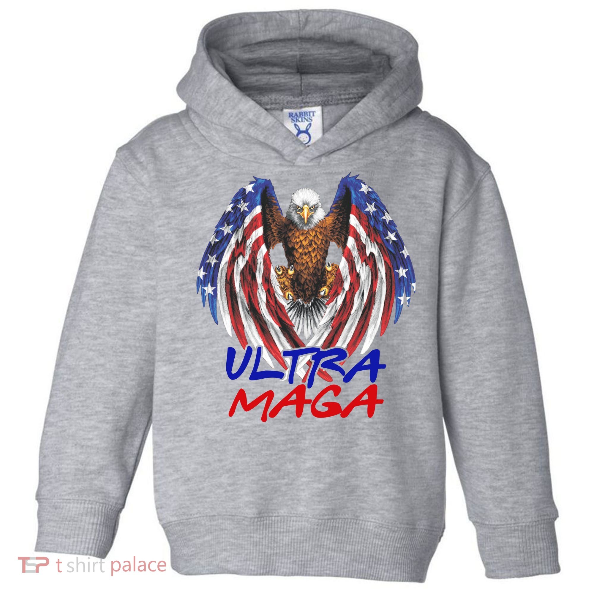 Ultra Maga USA Eagle Toddler Hoodie