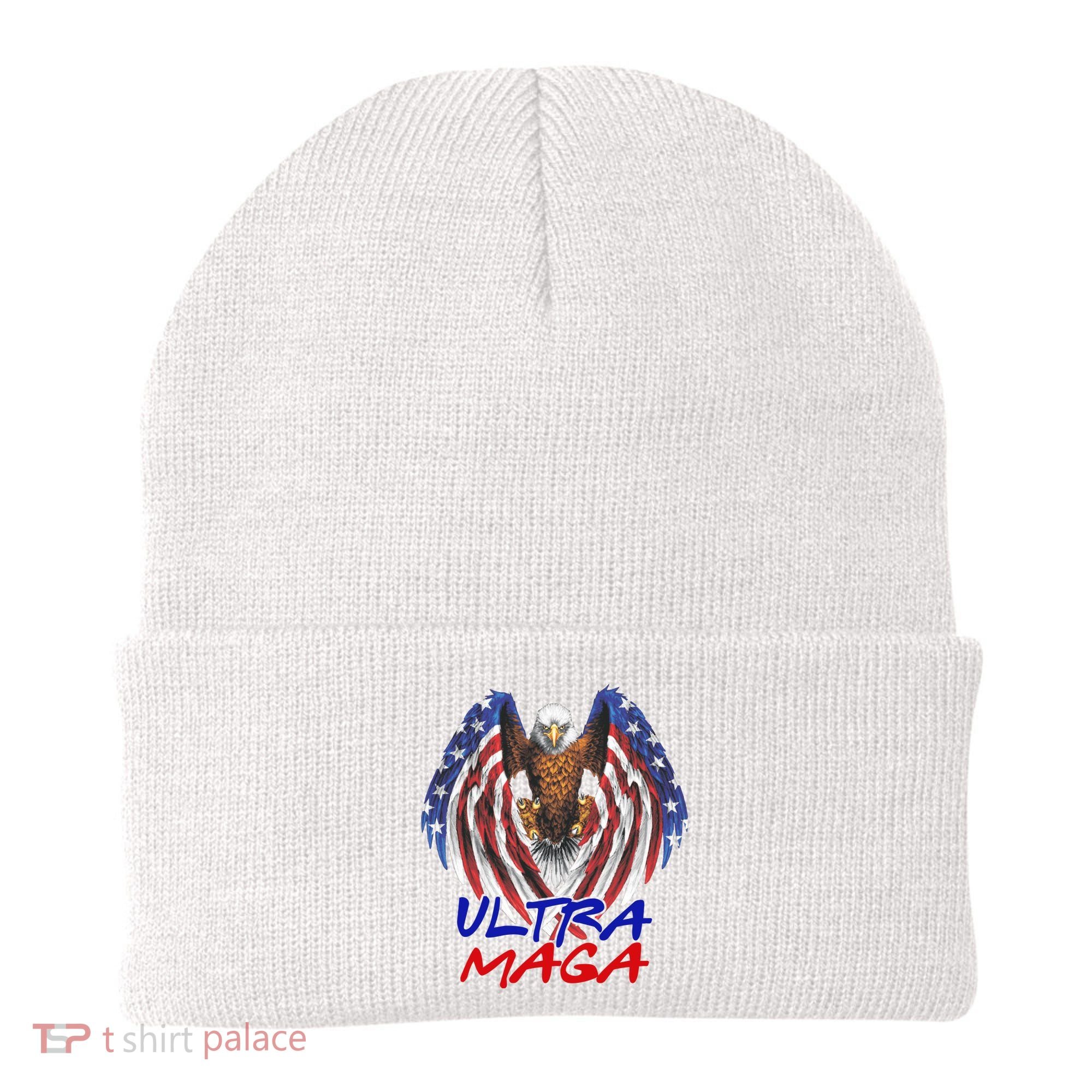 Ultra Maga USA Eagle Beanie
