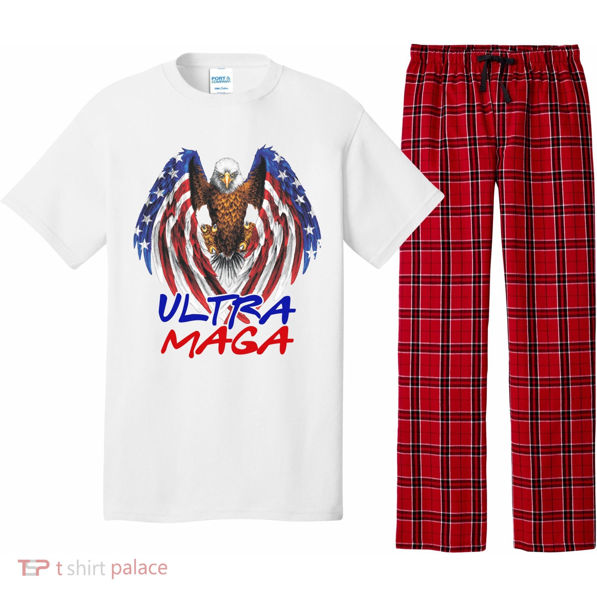 Ultra Maga USA Eagle Pajama Set