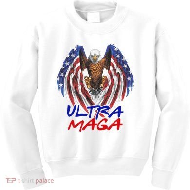 Ultra Maga USA Eagle Kids Sweatshirt