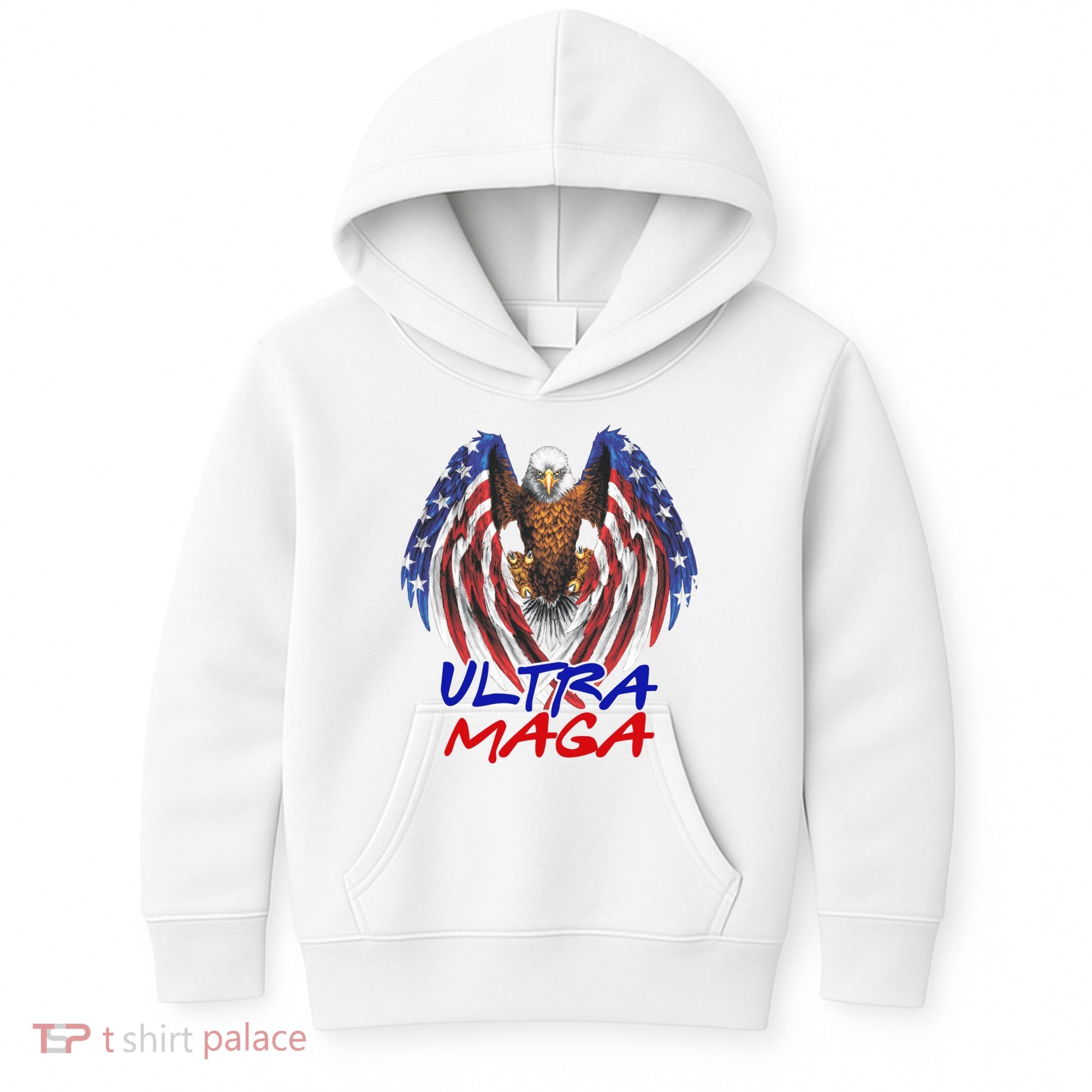 Ultra Maga USA Eagle Kids Hoodie