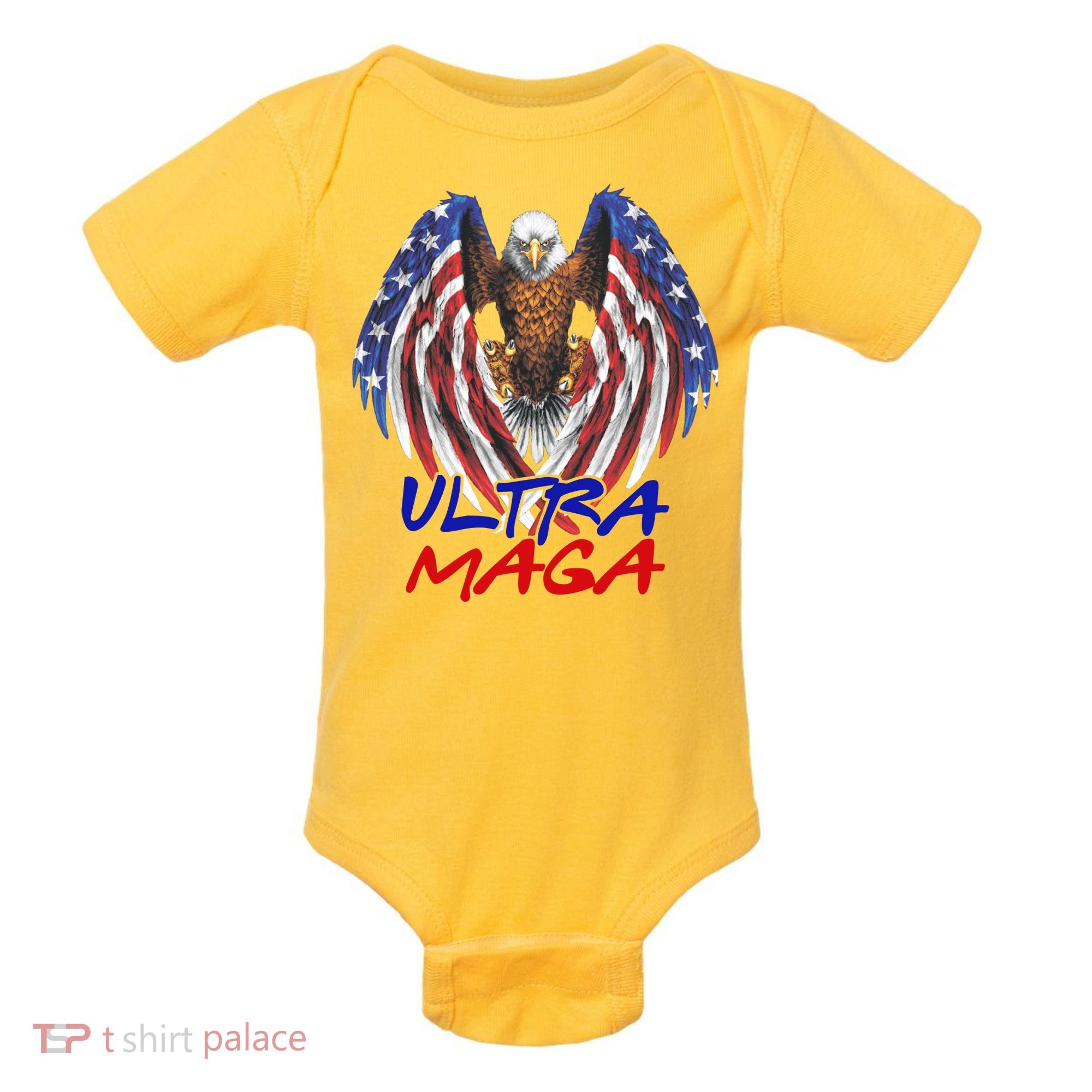 Ultra Maga USA Eagle Baby Bodysuit