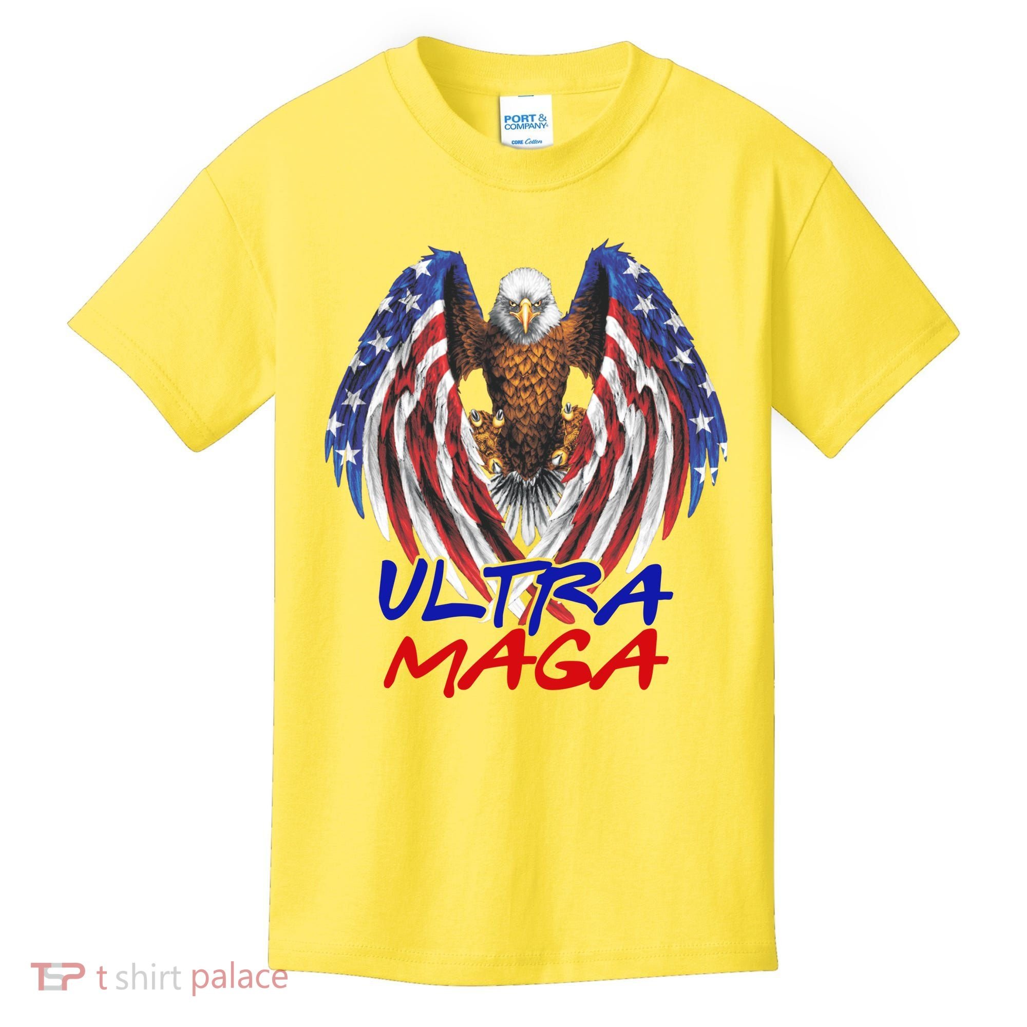 Ultra Maga USA Eagle Kids T-Shirt