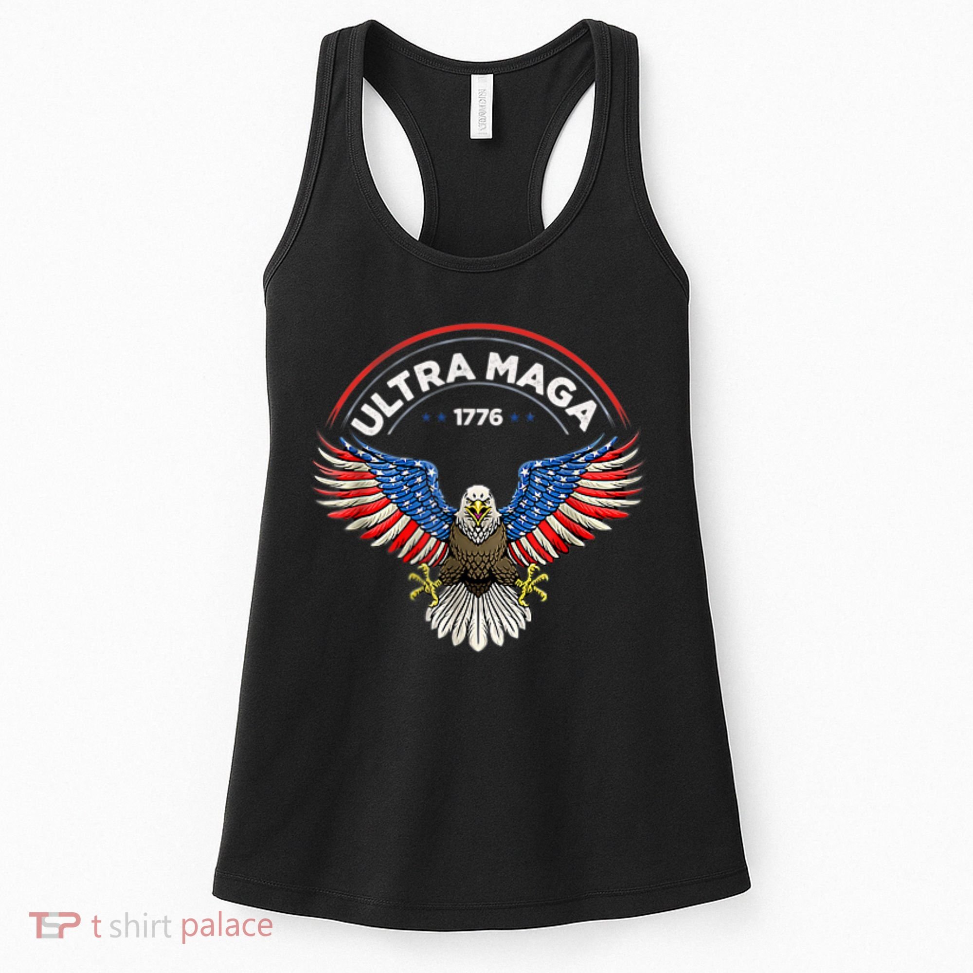 Ultra Maga US Flag Top American Gifzs Ultra Mega Women's Tank Top