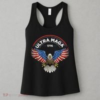 Ultra Maga US Flag Top American Gifzs Ultra Mega Women's Tank Top thumb 3
