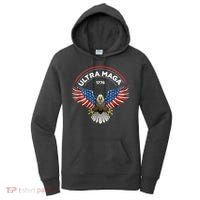 Ultra Maga US Flag Top American Gifzs Ultra Mega Women's Hoodie thumb 0