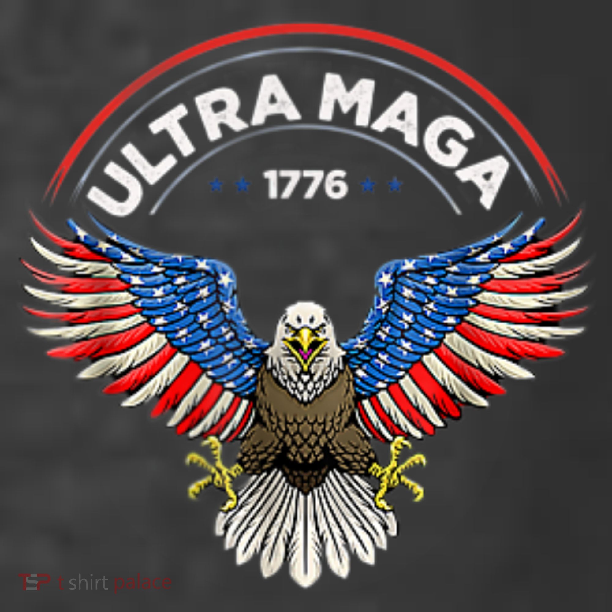 Ultra Maga US Flag Top American Gifzs Ultra Mega Women's Hoodie