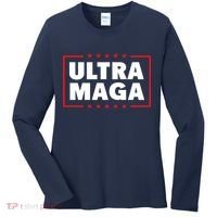 Ultra MAGA | Make America Great Again Women's Long Sleeve Shirt thumb 0