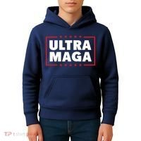 Ultra MAGA | Make America Great Again Kids Hoodie thumb 4