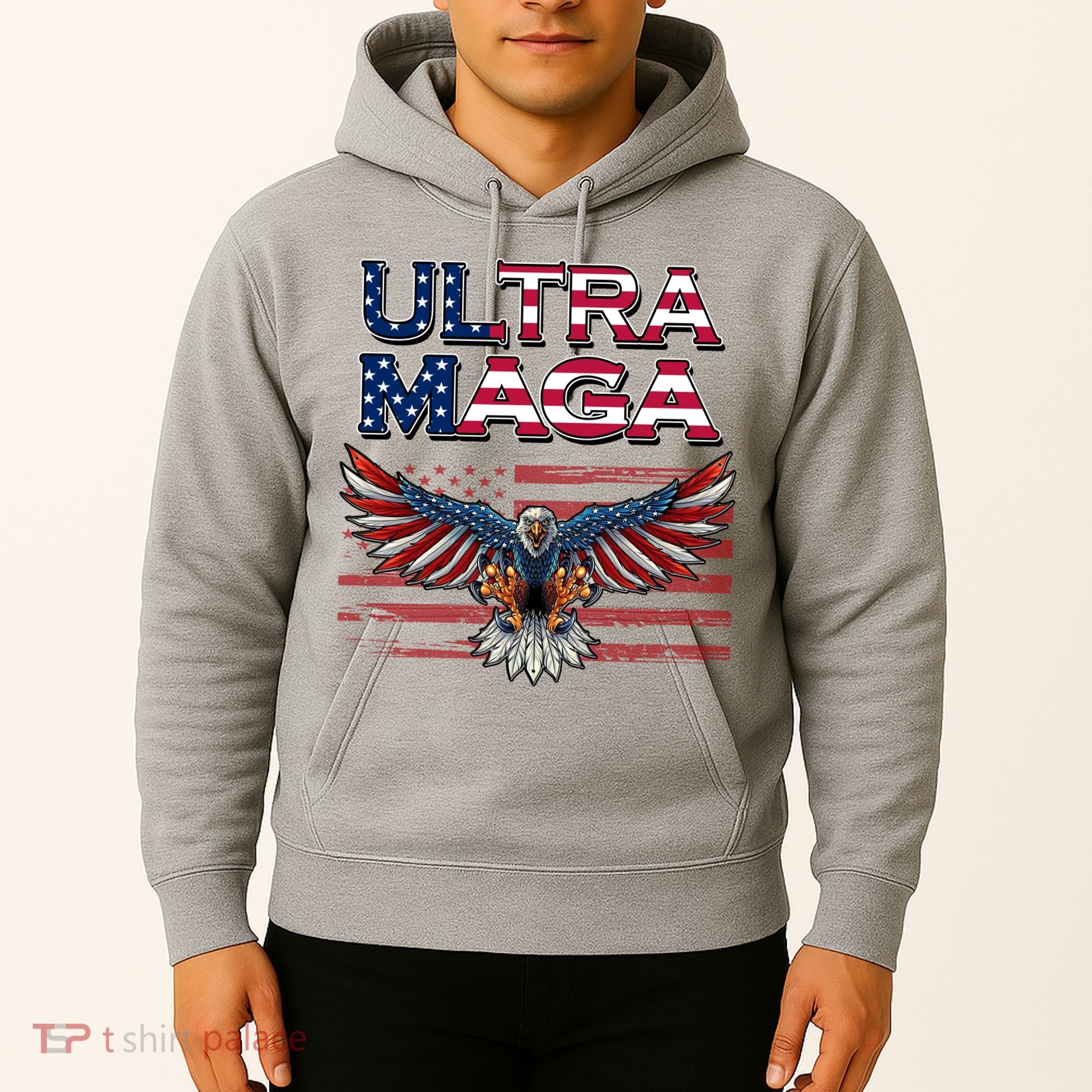 Ultra Maga USA Eagle Hoodie