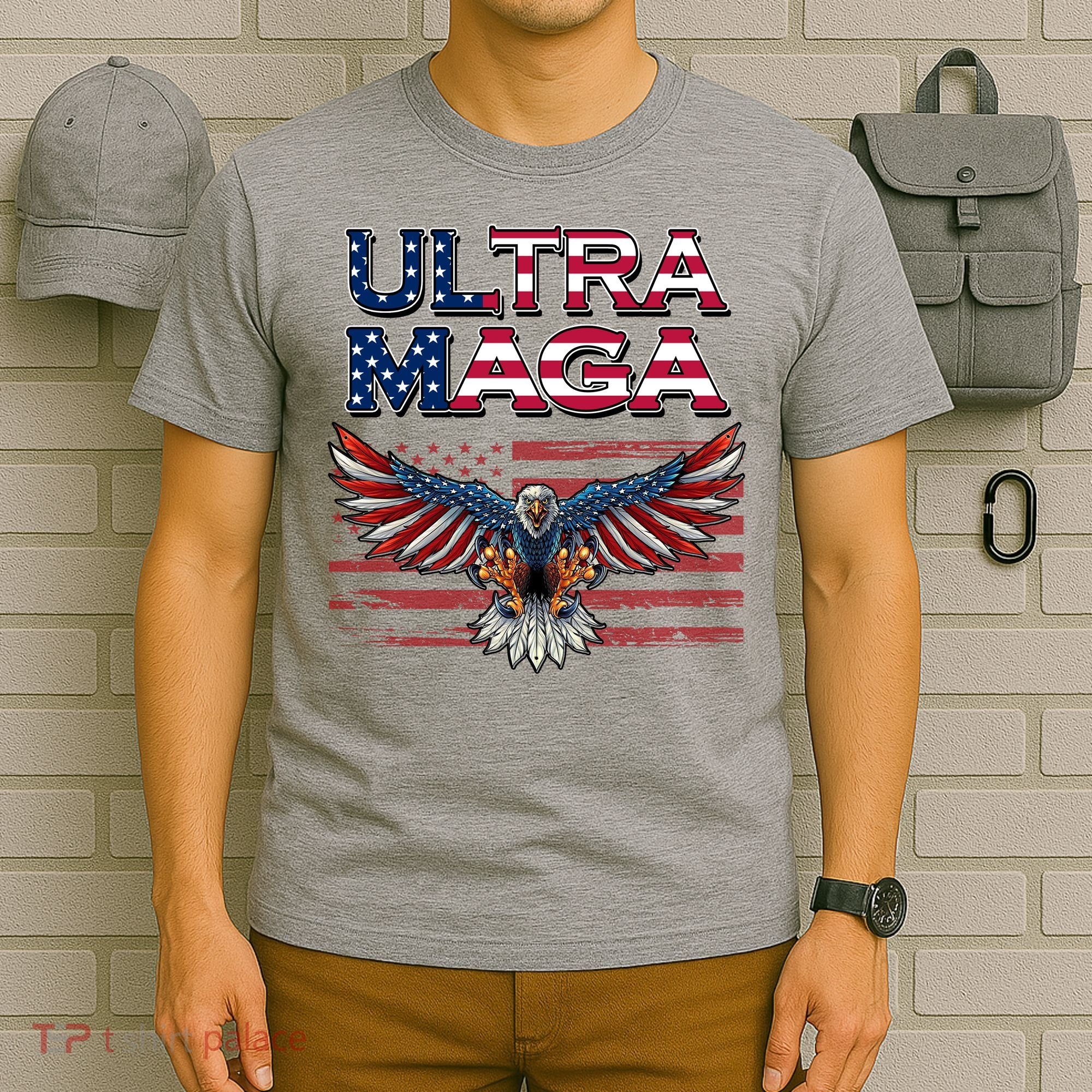 Ultra Maga USA Eagle T-Shirt