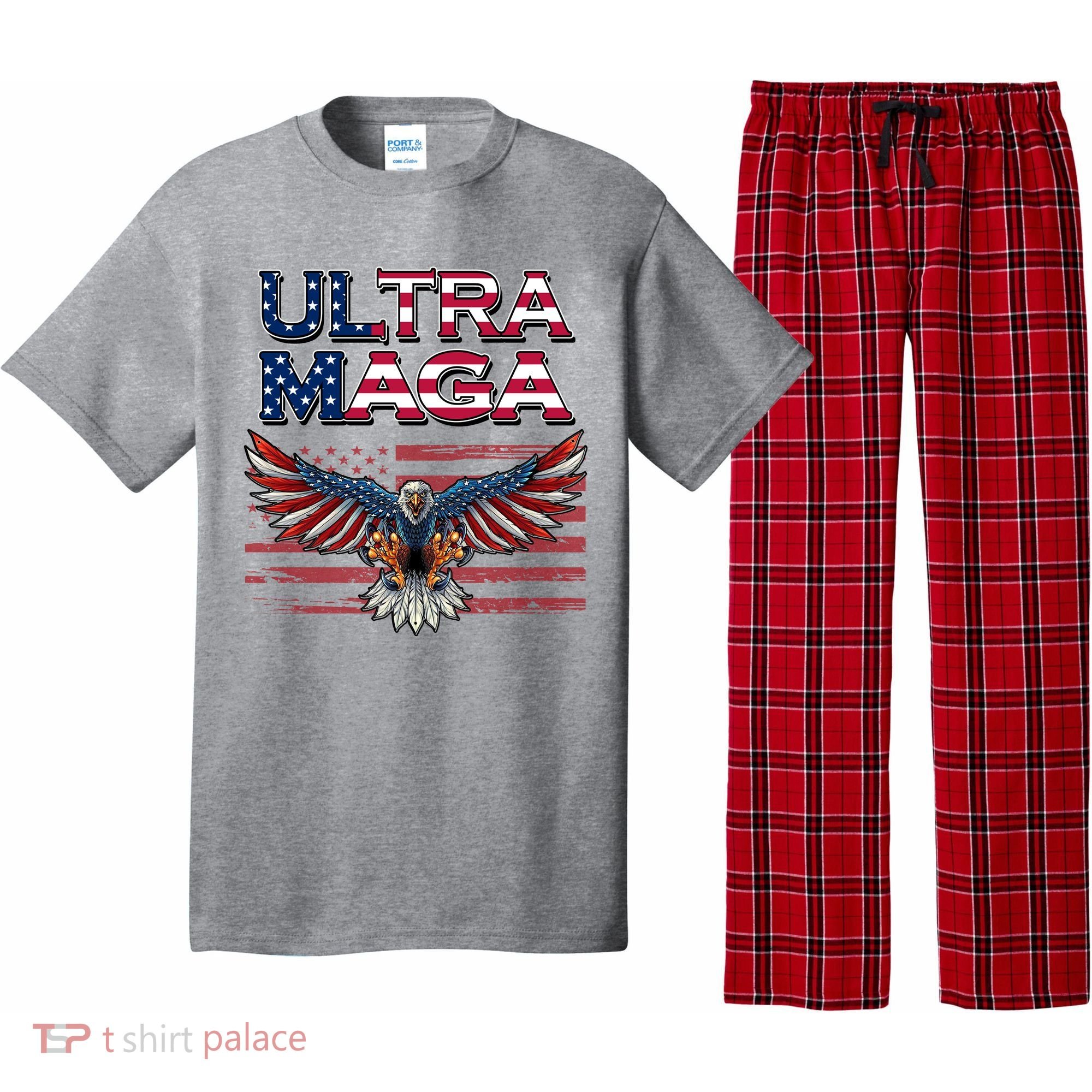 Ultra Maga USA Eagle Pajama Set