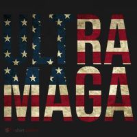 Ultra Maga USA Flag Toddler Hoodie thumb 2