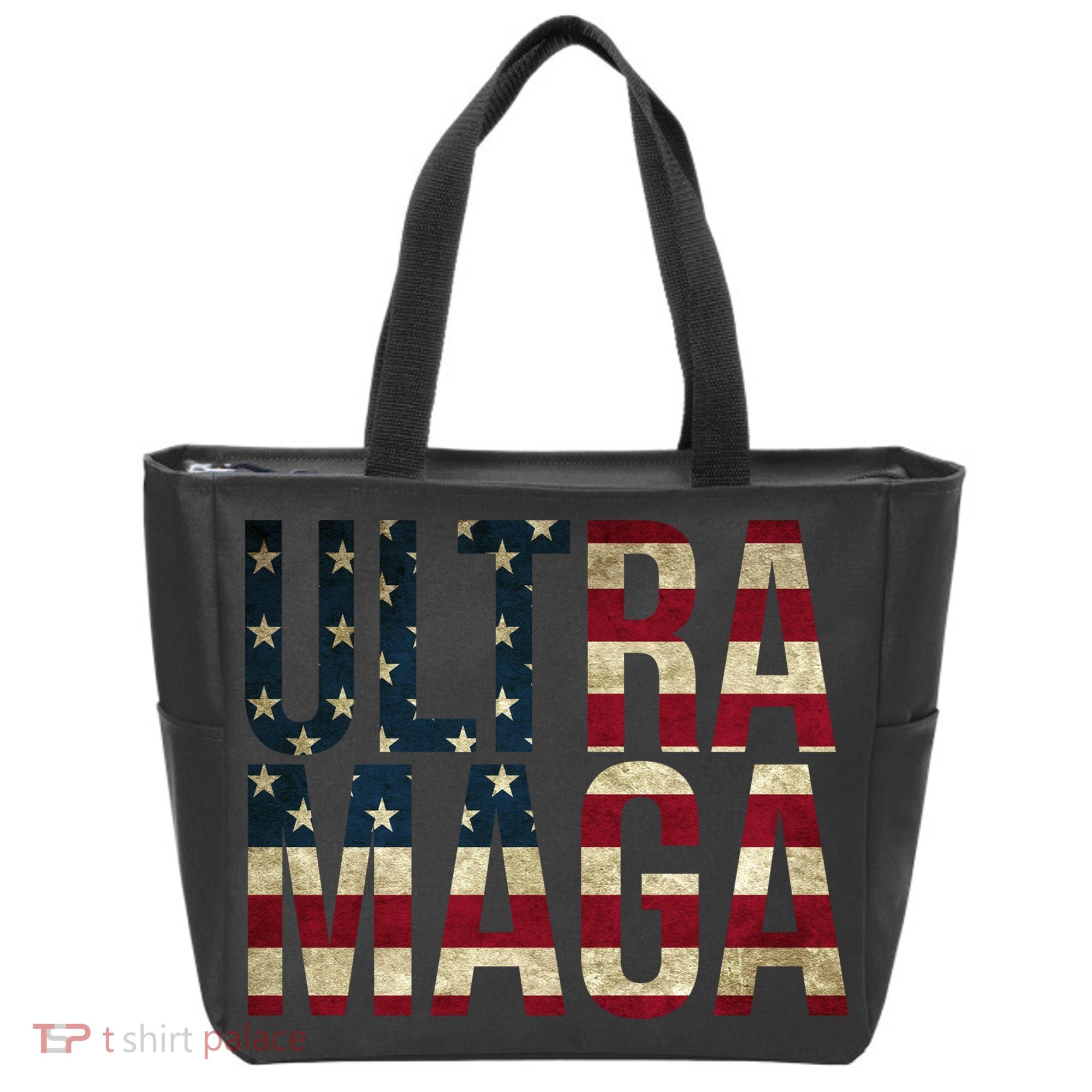 Ultra Maga USA Flag Tote Bag