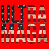 Ultra Maga USA Flag Santa Hat thumb 1
