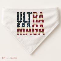 Ultra Maga USA Flag USA-Made Doggie Bandana thumb 0