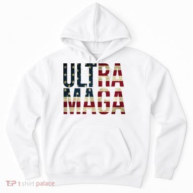 Ultra Maga USA Flag Hoodie