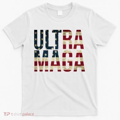 Ultra Maga USA Flag T-Shirt
