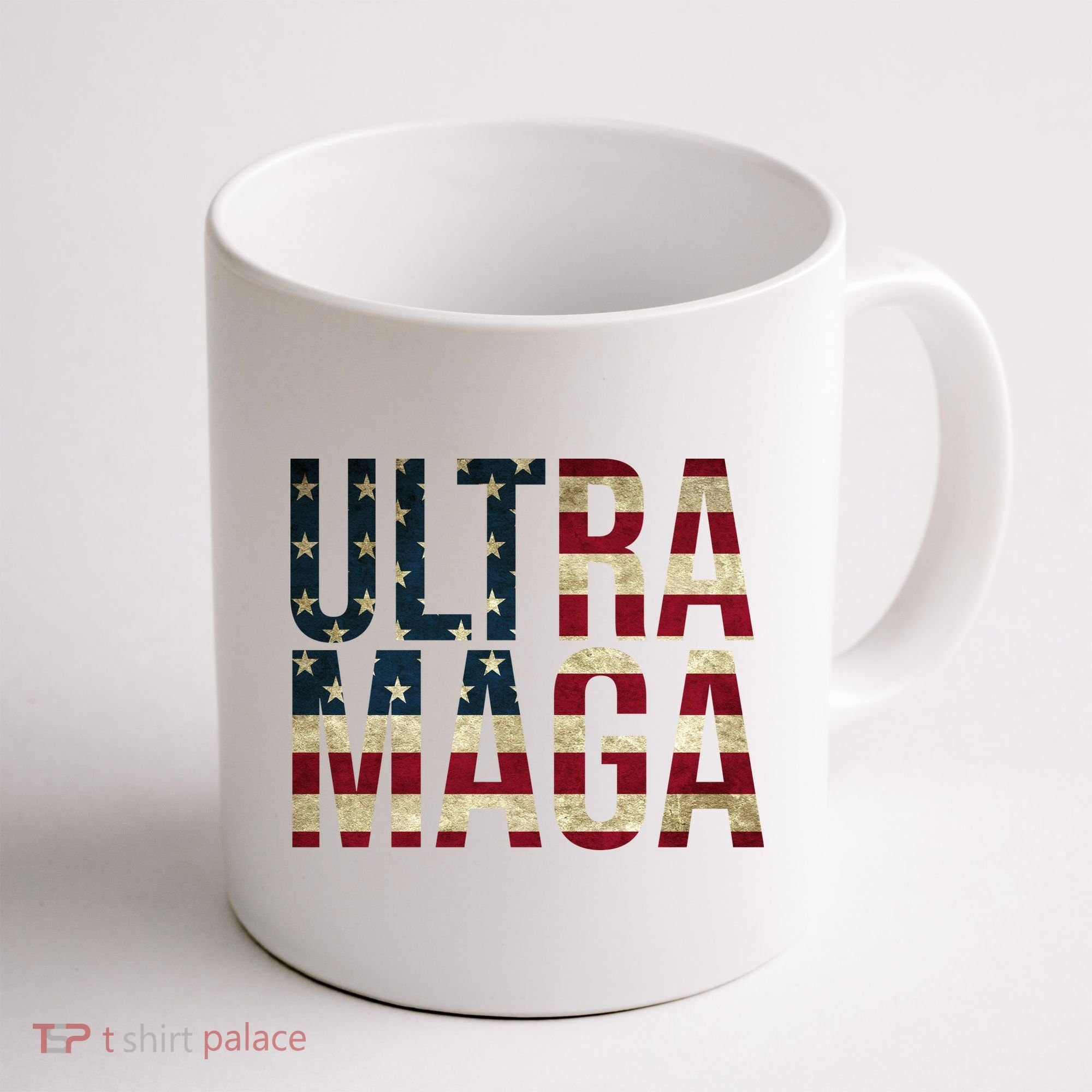 Ultra Maga USA Flag Coffee Mug