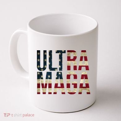 Ultra Maga USA Flag Coffee Mug