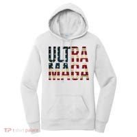 Ultra Maga USA Flag Women's Hoodie thumb 0