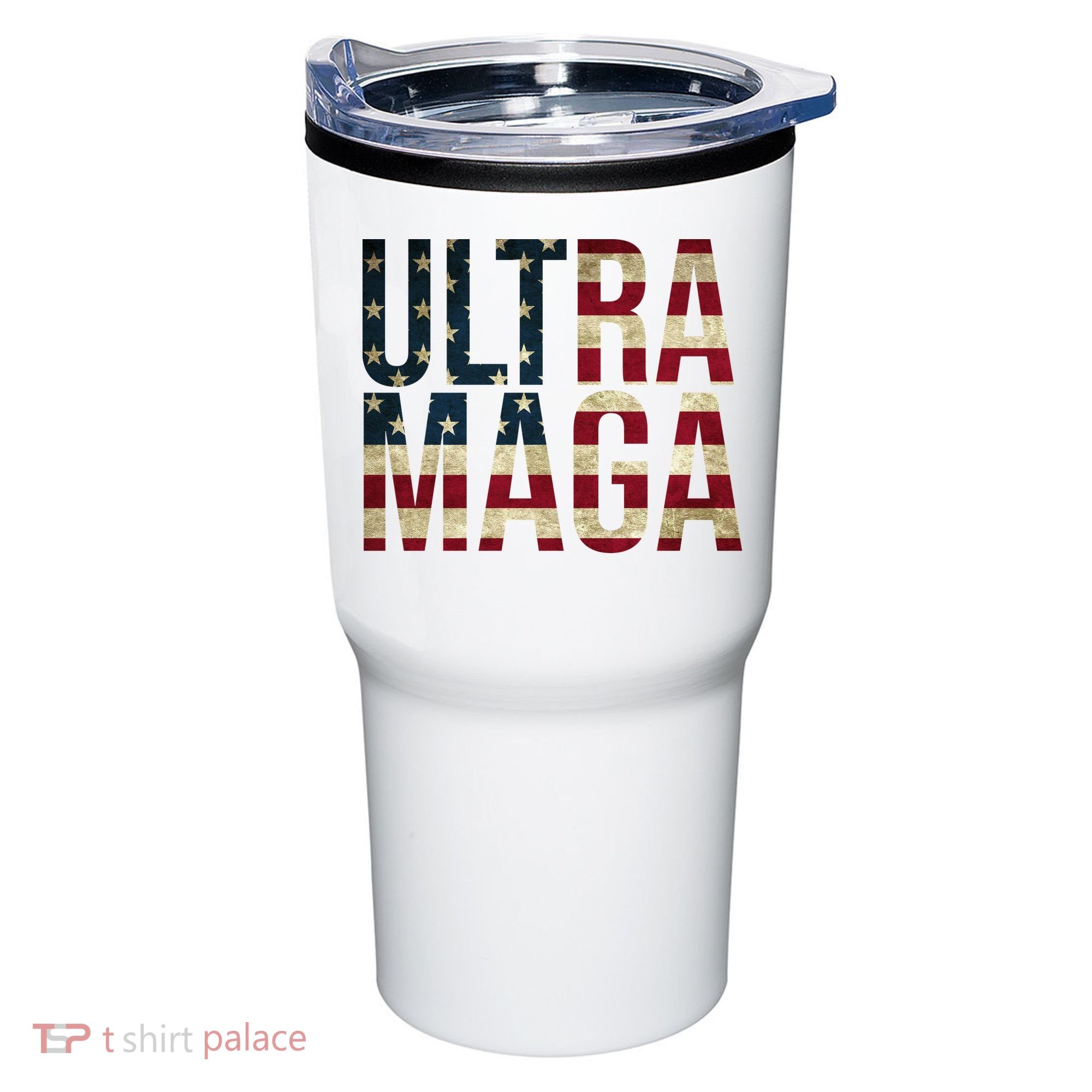 Ultra Maga USA Flag Tumbler