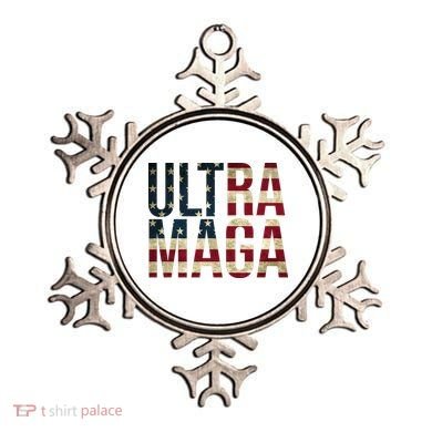 Ultra Maga USA Flag Ornament