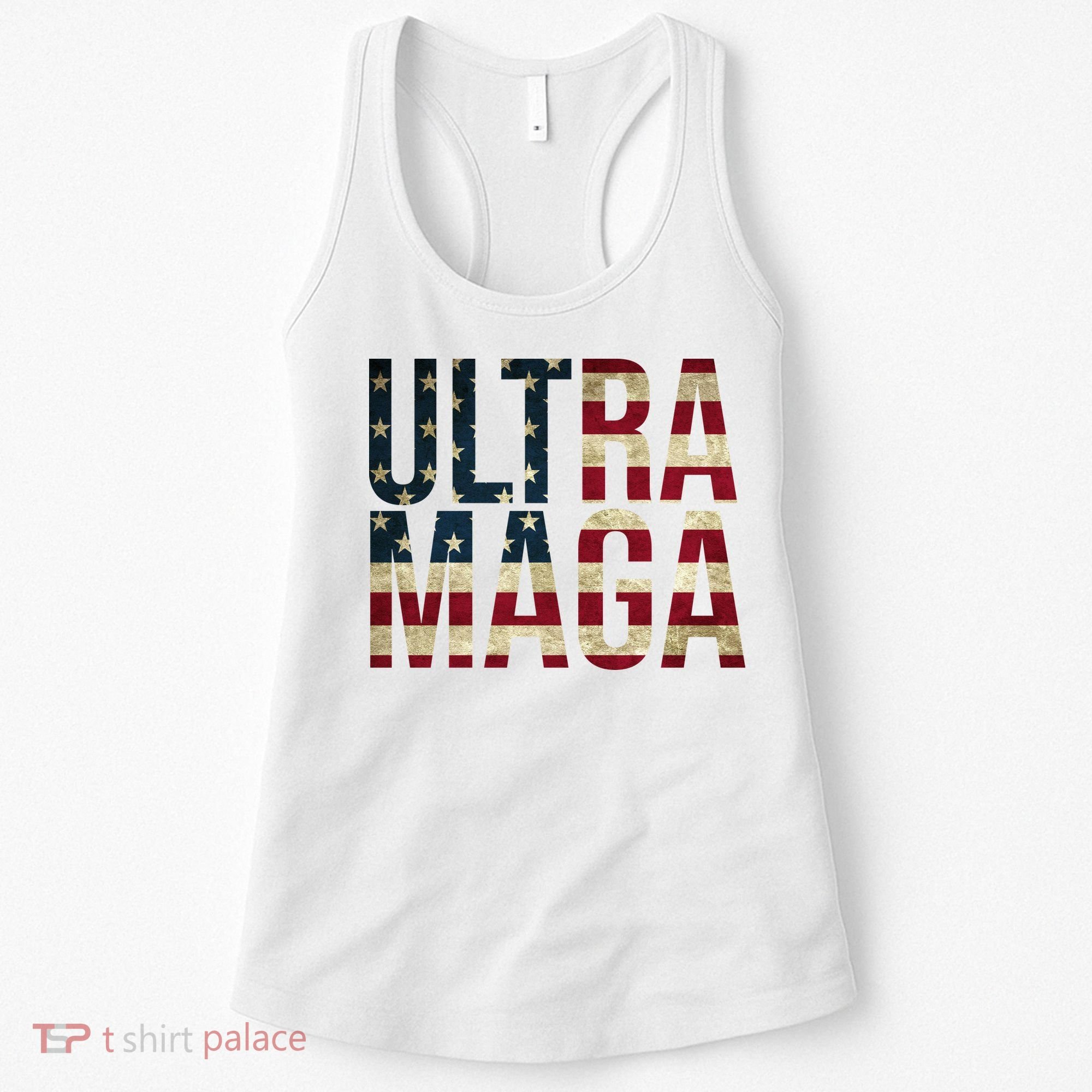 Ultra Maga USA Flag Women's Tank Top