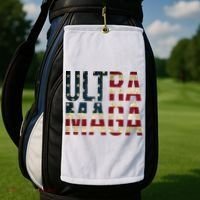 Ultra Maga USA Flag Golf Towel thumb 2
