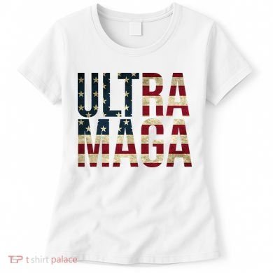 Ultra Maga USA Flag Women's T-Shirt